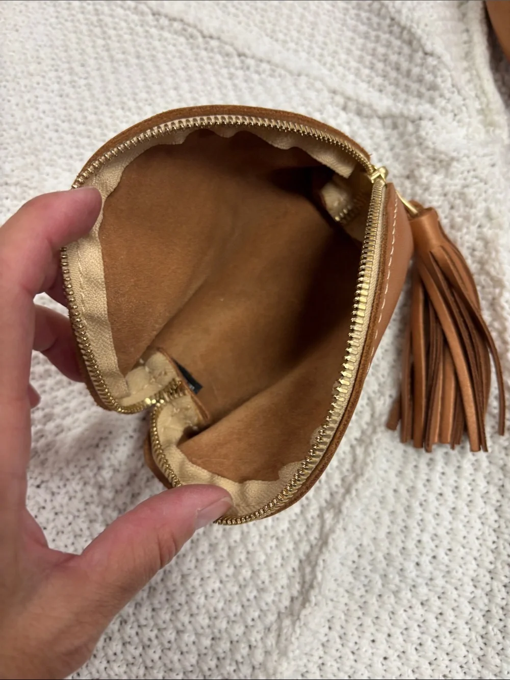 Unicorn Portland Leather Goods  Nova Bag with Tassel Pouch